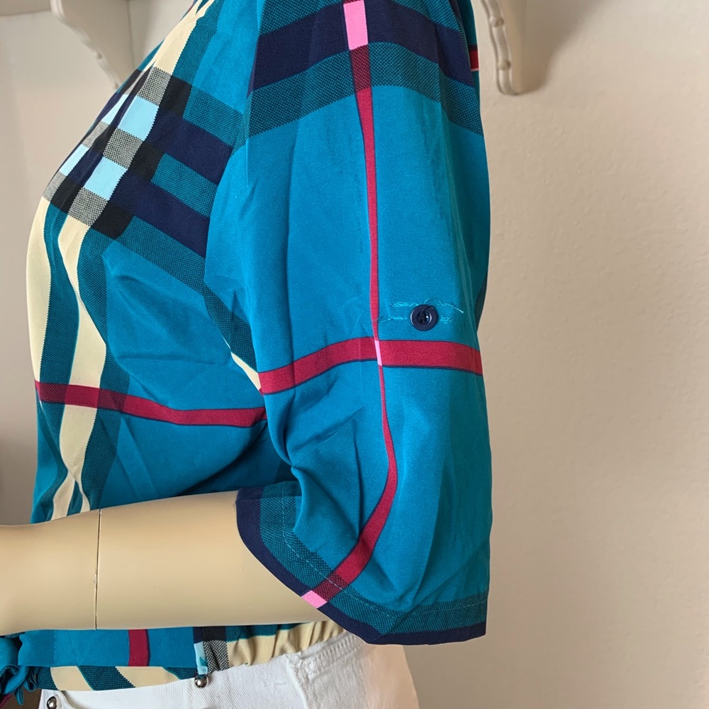 Blue Button blouse - Picture 14 of 15